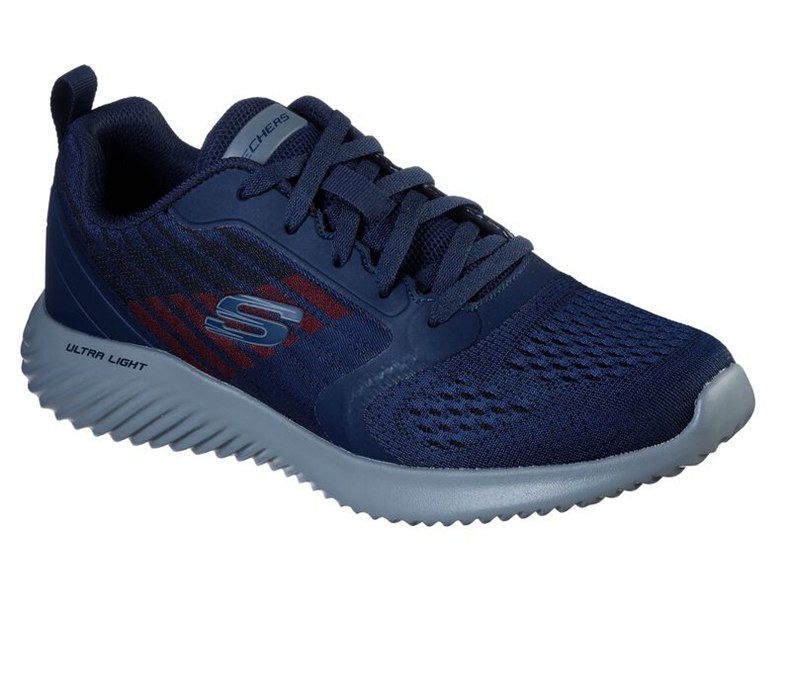 Skechers Bounder - Verkona - Mens Sneakers Navy/Grey [AU-DX5298]